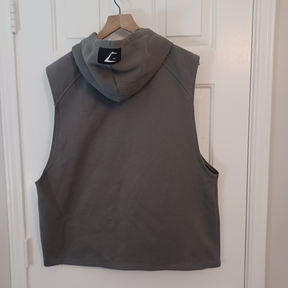 Gymshark Sleeveless Hoodie Top Hooded Men's Sz XL - Picture 5 of 6